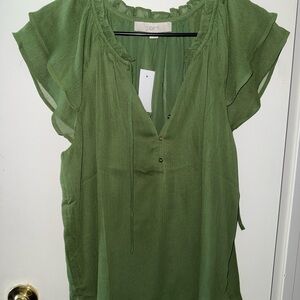 LOFT Green Women's Top